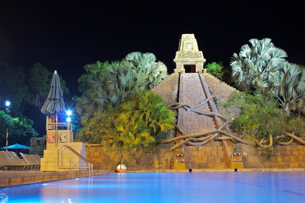 Shot during an 11pm stroll to Coronado Spring's "The Dig Site" pool. Sans tripod-per usual.
